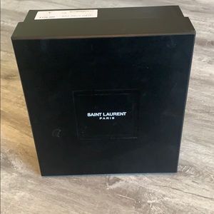 Saint Laurent bone white heels